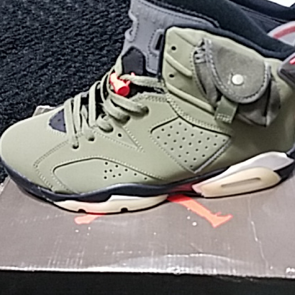 Olive and Black Sneakers